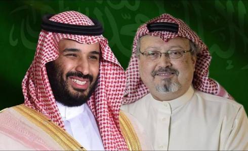 جمال خاشقجي (يمين ) محمد بن سلمان (يسار)
