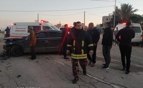6 إصابات بحادث سير غرب جنين 