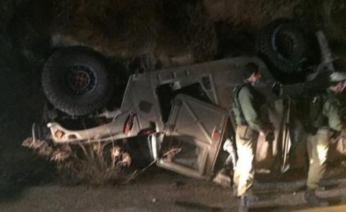 انقلاب مركبة إسرائيلية - أرشيف