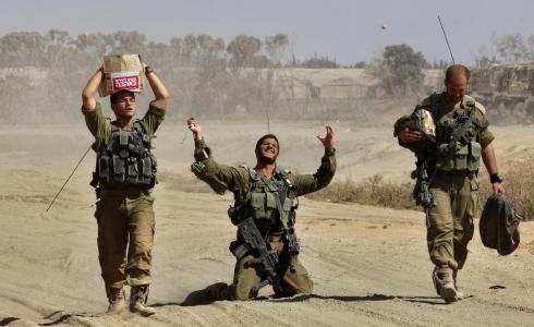 جنود الاحتلال على حدود غزة - أرشيف