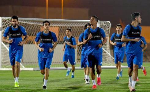 منتخب الكويت يستعد لمباراة لبنان