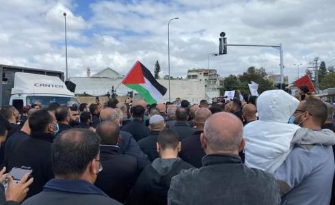 مظاهرات حاشدة في جلجولية وام الفحم