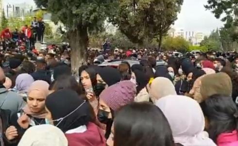 احتجاجات طلبة التوجيهي في رام الله