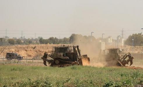 توغل جرافات إسرائيلية - توضيحية