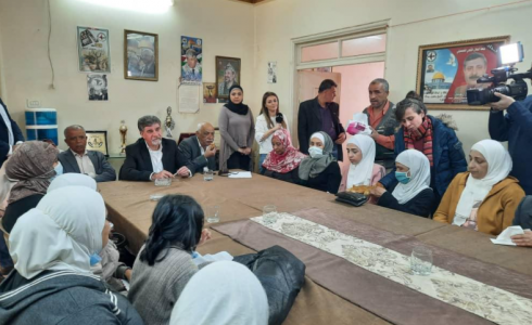 السفير عبد الهادي يكرم الأمهات الفلسطينيات _ سوريا