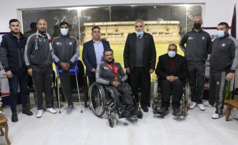 عوض وهنية يكرمان أبطال فلسطين في ملتقى تونس لذوي الإرادة