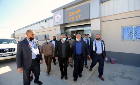 افتتاح صالة المسافرين الجديدة بحاجز بيت حانون