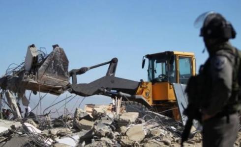 هدم مساكن من قبل الاحتلال - ارشيف