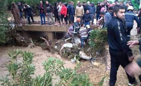 فيضانات الجزائر تسفر عن مصرع 6 أشخاص