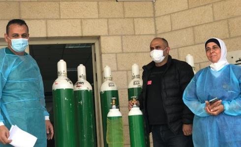 تزود مستشفى عمر القاسم بإسطوانات أوكسجين