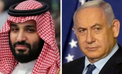 نتنياهو (يمين ) ومحمد بن سلمان (يسار )