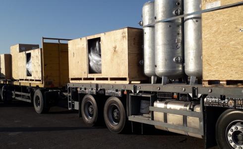 وصول 3 محطات لإنتاج الأكسجين لمستشفيات القطاع