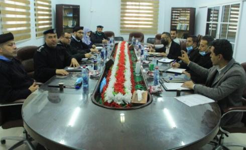 الهيئة الدولية "حشد”والشرطة بغزة