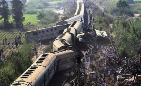 اصطدام القطارين في مصر