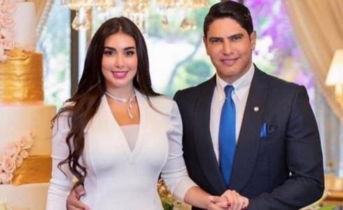 الفنانة المصرية ياسمين صبري، وزوجها رجل الأعمال أحمد أبو هشيمة