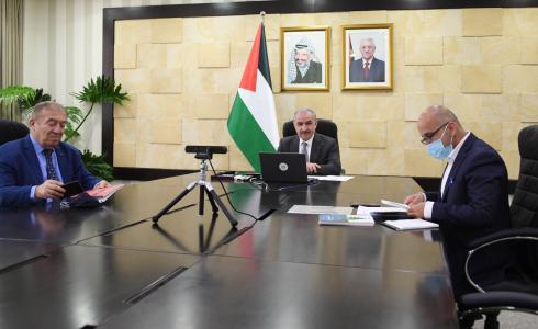 اشتية يبحث مع رئيسة البنك الأوروبي دعم مشاريع تنموية في فلسطين