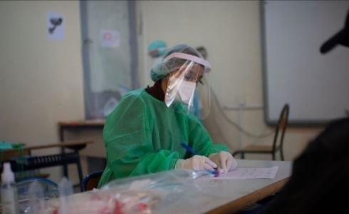 إجراء فحوصات فيروس كورونا في غزة