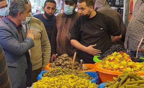 جولة تفقدية في سوق الزاوية _ غزة