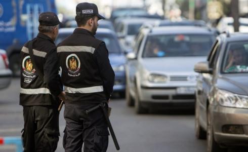 شرطة المرور بغزة