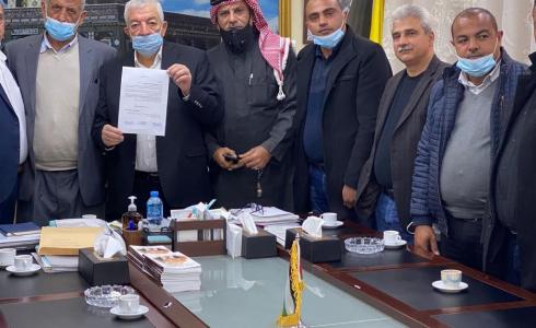 محمود العالول يستقبل شيوخ ووجهاء عشيرة الصلاحات