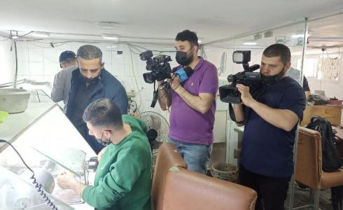 أثناء الجولة على مصانع الذهب و المجوهرات