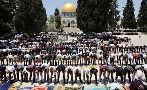 صلاة الجمعة الثانية من رمضان في المسجد الأقصى