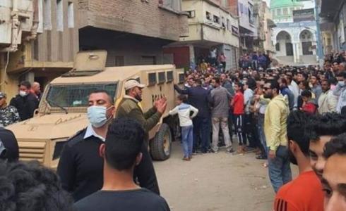 من مكان حادث جريمة الدقهلية المروعة