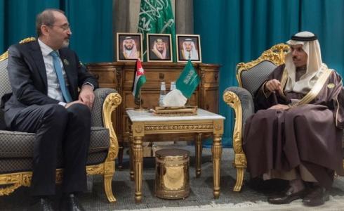وزير الخارجية السعودي مع الأردني