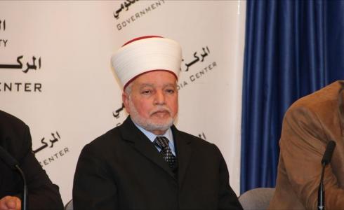 المفتي العام للقدس والديار الفلسطينية، رئيس مجلس الإفتاء الأعلى، الشيخ محمد حسين