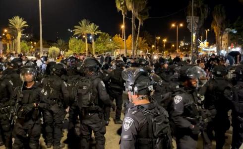 قوات الاحتلال عند باب العامود