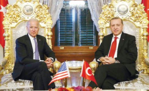 الرئيس التركي رجب طيب أردوغان والرئيس الأميريكي جو بايدن - أرشيف