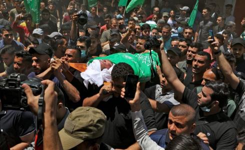 تشييع أحد الشهداء في غزة