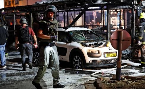 من قصف المقاومة الفلسطينية تل أبيب