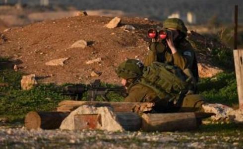 الجيش الاسرائيلي على حدود قطاع غزة - ارشيف