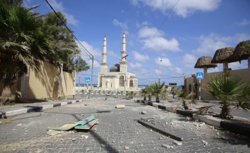 استهداف مساجد قطاع غزة