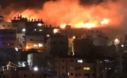 القصف العنيف على شمال غزة الليلة