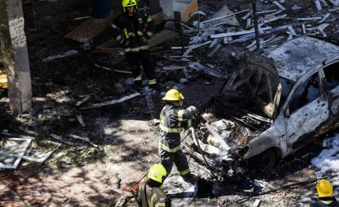 الأضرار المادية في إسرائيل جراء  صواريخ غزة