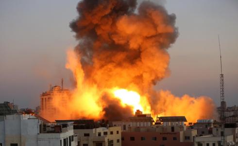 قصف الاحتلال مجمع أنصار غرب غزة