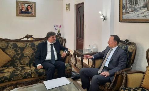 لقاء السفير الفلسطيني مع المبعوث الخاص الروسي في سوريا