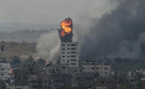 القصف الإسرائيلي على غزة
