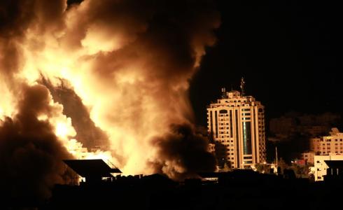 غارة اسرائيلية تستهدف مقر حكوميا في غزة