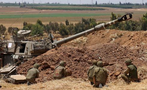 الجيش الإسرائيلي على حدود غزة