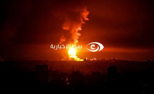 قصف إسرائيلي على غزة