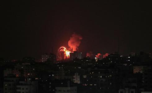 قصف إسرائيلي على غزة