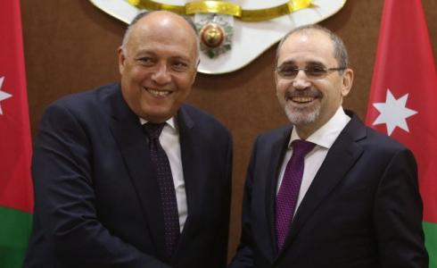 وزراء خارجية الأردن ومصر