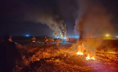 بدء فعاليات الإرباك الليلي على طول حدود قطاع غزة