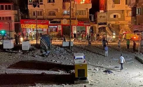 المنزل المستهدف في تل الهوا غرب مدين ةغزة