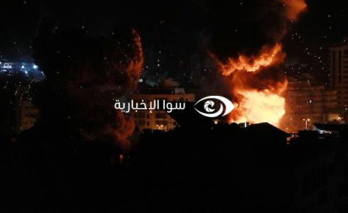 من القصف الإسرائيلي على قطاع غزة