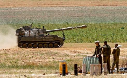 جنود الجيش الإسرائيلي على حدود قطاع غزة