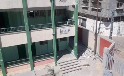 قصف المدارس في قطاع غزة